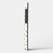 シック金ゴールドレッドモノグラムケースメイトiPhoneケース Case-Mate iPhoneケース (裏面 / 左)