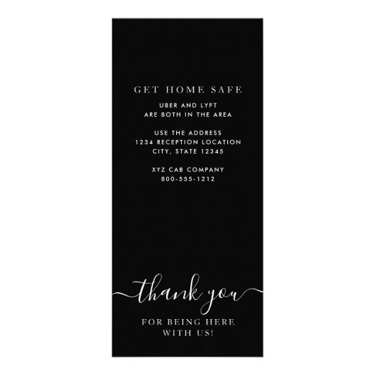 シック金ゴールドワールドマップ(オプションのハートメニューカード付き) ラックカード (裏面)