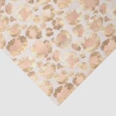 シック金ゴールド赤面ピンクヒョウ印刷 薄葉紙 (詳細)