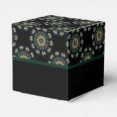 シック金ゴールド&グリーンアジアスタイルキューブ2 フェイバーボックス (裏面サイド)