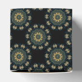 シック金ゴールド&グリーンアジアスタイルキューブ フェイバーボックス (上部)