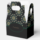 シック金ゴールド&グリーンアジアスタイルゲーブル2 フェイバーボックス (オープン)