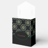 シック金ゴールド&グリーンアジアスタイル2 フェイバーボックス (オープン)