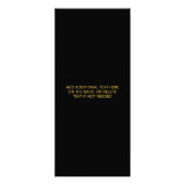 シック金ゴールド&ブラックプロフェッショナルサロンサービス ラックカード (裏面)