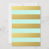 シック金ゴールド | MINT結婚式招待状 招待状 (裏面)