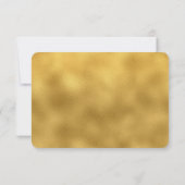 シック金ゴールドRSVP 出欠カード (裏面)