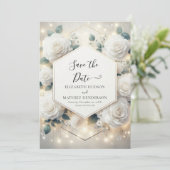 シック開花ホワイトロー結婚ズ セーブザデート (スタンド正面)