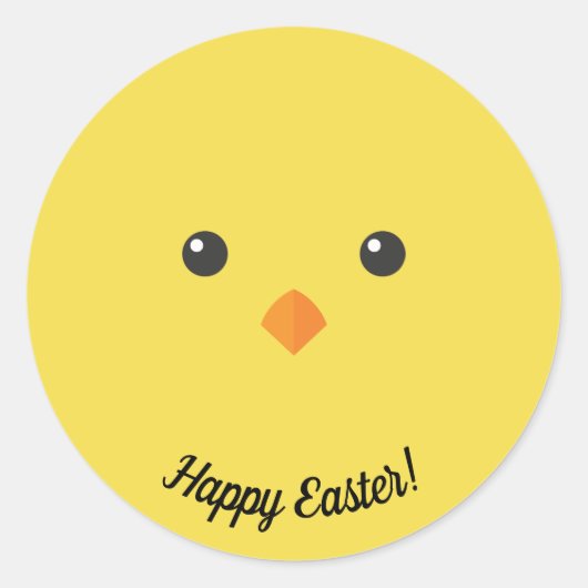 シック顔 ラウンドシール (正面)