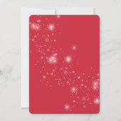 シック魅力的ハートズガレンティーンズデイギャザリング 招待状 (裏面)