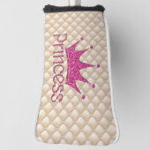 シック魅力的パール、ティアラ、プリンセス、キラキラ ゴルフヘッドカバー (回転90)