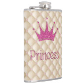 シック魅力的パール、ティアラ、プリンセス、キラキラ フラスク (右)