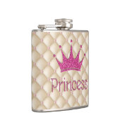 シック魅力的パール、ティアラ、プリンセス、キラキラ フラスク (右)