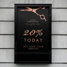 シック黒髪サロン理容師銅提案