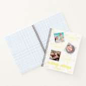 シック1歳の誕生日ベビーマイルストーンゲストブック ノートブック (内部)