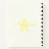 シック1歳の誕生日ベビーマイルストーンゲストブック ノートブック (裏面)