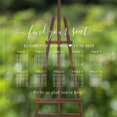 シック10テーブルホワイトスク結婚リプトの座席澄ん アクリルサイン