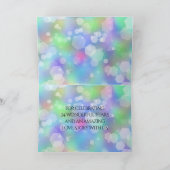 シック14日24日34日43回目のオパール結婚記念日 サンキューカード (内部)