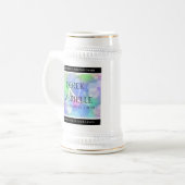 シック14日24日34日43回目のオパール結婚記念日 ビールジョッキ (正面左)