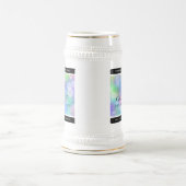 シック14日24日34日43回目のオパール結婚記念日 ビールジョッキ (中央)