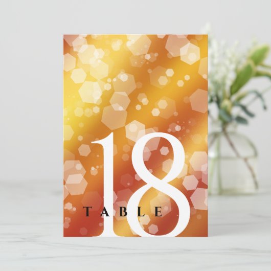 シック16th 23rdトパーズ結婚の記念日 招待状 (スタンド正面)