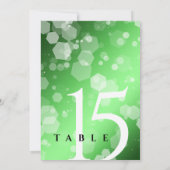 シック20th 38th 55thエメラルド結婚の記念日 招待状 (裏面)