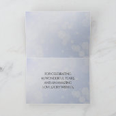 シック45th 51st 65thサファイヤ結婚の記念日 サンキューカード (内部)