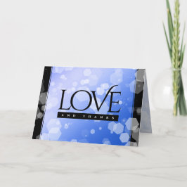 シック45th 51st 65thサファイヤ結婚の記念日 サンキューカード