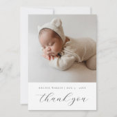 シック5フォトコラージュ誕生のお知らせ 案内状 (正面)