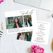 シック5数々のフォト卒業パーティー 招待状