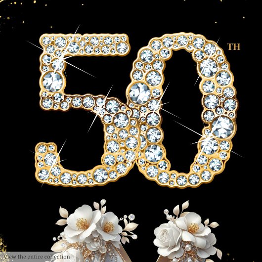 シック50th誕生日ダイアモンドナンバハイヒール タペストリー