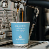 シック&おもしろいパーソナライズされた紙カップ 紙コップ