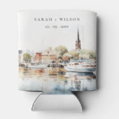 シック・アナポリスメリーランドウォーター結婚カラー 缶クーラー (裏面)