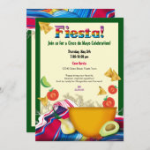 シック·アンド·おもしろいメキシコ·フィエスタパーティの招待状 招待状 (正面/裏面)