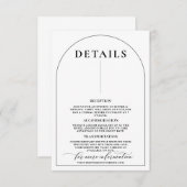 シック・アーモダンスタイリッシュクエレガント エンクロージャーカード (正面/裏面)