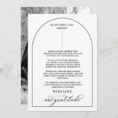 シック・アーモダンスタイリッシュクエレガント サンキューカード (正面/裏面)