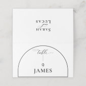 シック・アーモダンスタイリッシュクエレガント プレイスカード (外部開封)