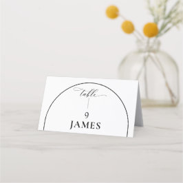 シック・アーモダンスタイリッシュクエレガント プレイスカード