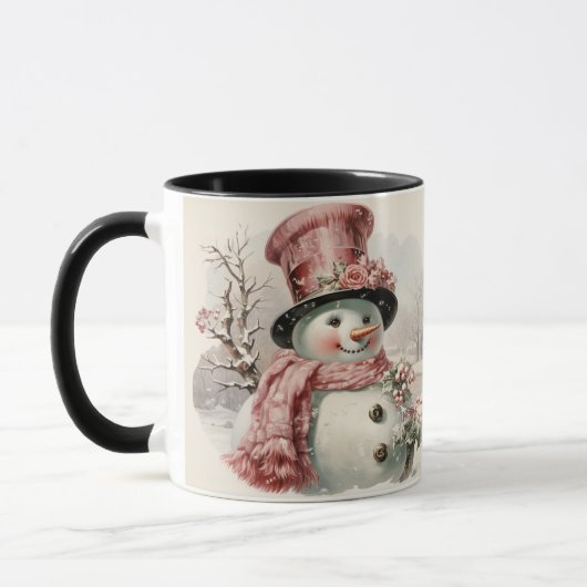 シック・イノベーション、レトロクリスマス マグカップ (左)