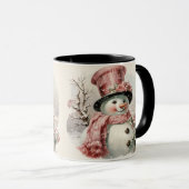 シック・イノベーション、レトロクリスマス マグカップ (正面右)