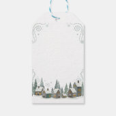 シック・ウィンター「村があってこそ」ベイビーシャワー ギフトタグ (裏面)