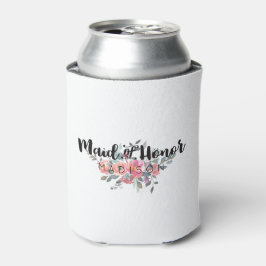 シック・ウォーター・カラー結婚フローラメイド・オブ・オーナー（花嫁付き添い人） 缶クーラー