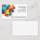 🌈👩 💼「‍シック・エレガンス」プロフェッショナル・ビジネス・カード 名刺 (正面/裏面)