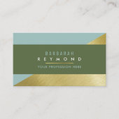 シック&エレガントデザインでプロフェッショナルをスタイリッシュ楽しむ 名刺 (正面)