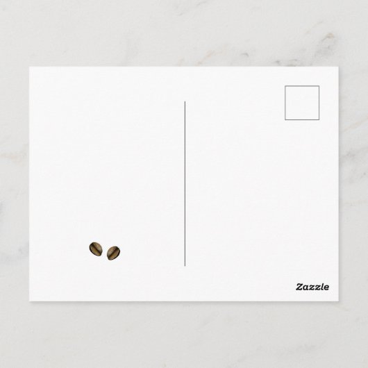 シック・カクテルアート | エスプレッソマルティーニレシピ ポストカード (裏面)