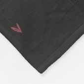 シック・カスタム18枚の写真のハートが彼の為に整形される フリースブランケット (角)