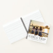 シック・ガールズ・トリップ |女の子の週末の写真 ノートブック (内部)