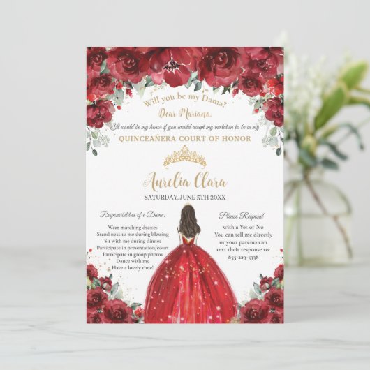 シック・キンセアニラレッドフローラダマ提案要求 招待状 (スタンド正面)