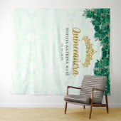 シック・グリーンフローラティアラキンセアニェラフォトバックグラウンド タペストリー (インサイチュ(横))