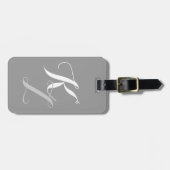 シック・グレイ ラゲッジタグ (正面横)