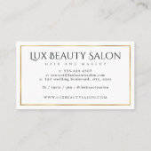 シック・ゴールド・フォイル・クラシックヴィンテージ・スワカスタムールズ・ホワイト 予約カード (裏面)